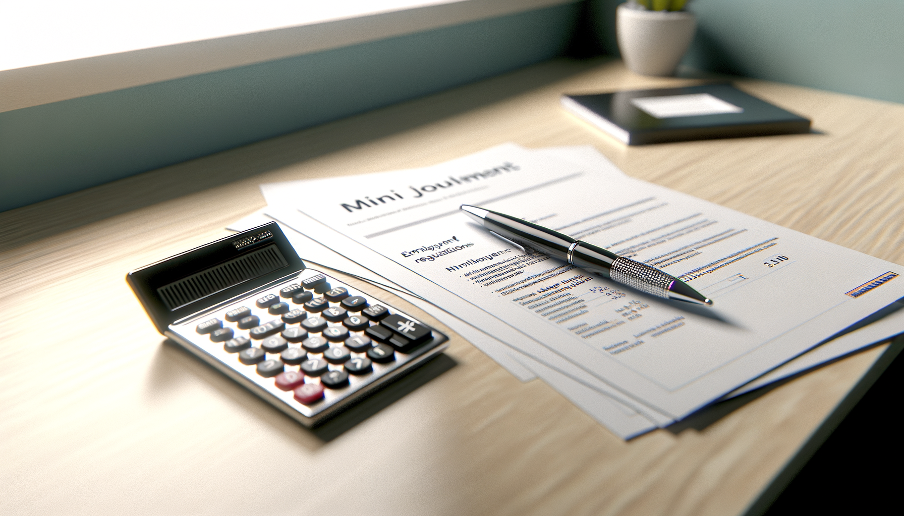 Nahaufnahme von Taschenrechner, Stift und Finanzdokumenten auf einem Tisch